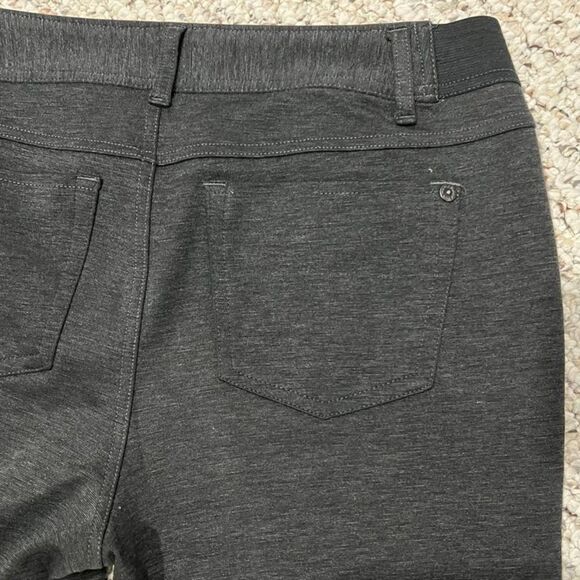 Simply Vera Vera Wang Charcoal Grey Elastic Waist Jegging Legging Pants Medium - Picture 4 of 9